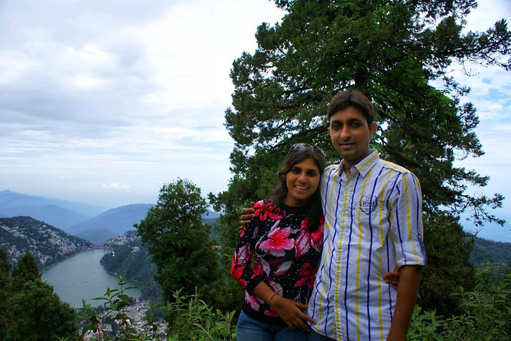 Nainital view fro China Peak