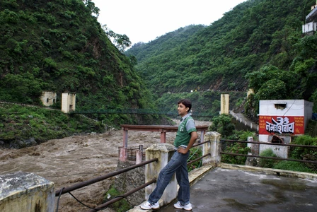 Rudraprayag monsoon view