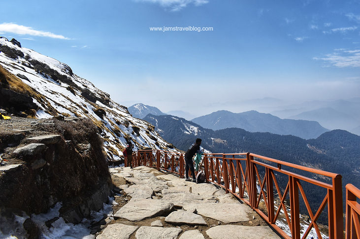 Beautiful Snow Mountain from Tungnath Mahadev Trek
