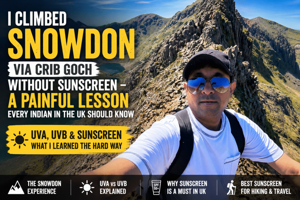 Snowdon via Crib Goch Without Sunscreen